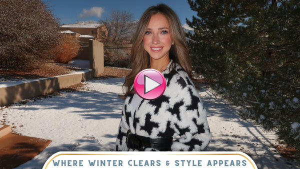 Where Winter Clears & Style Appears