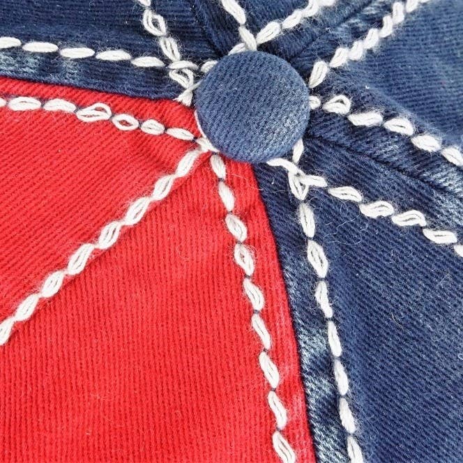 Abstract Bejeweled Bling Glitz Two-Toned Cap