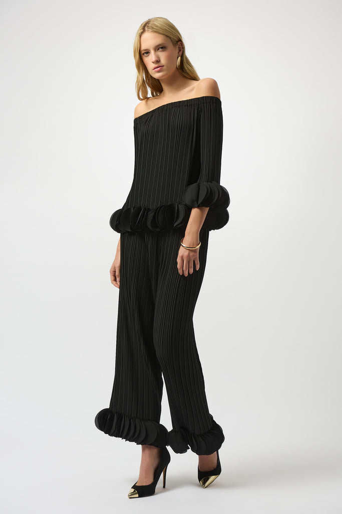 Pleated off shoulder Top