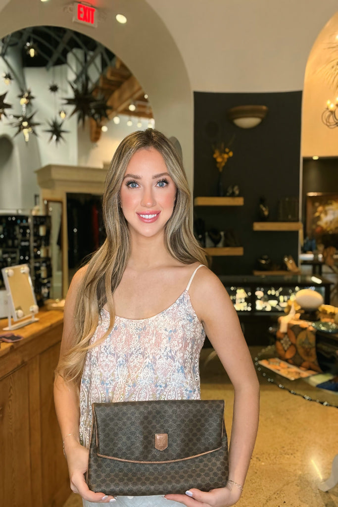 Vintage Celine Envelope Clutch