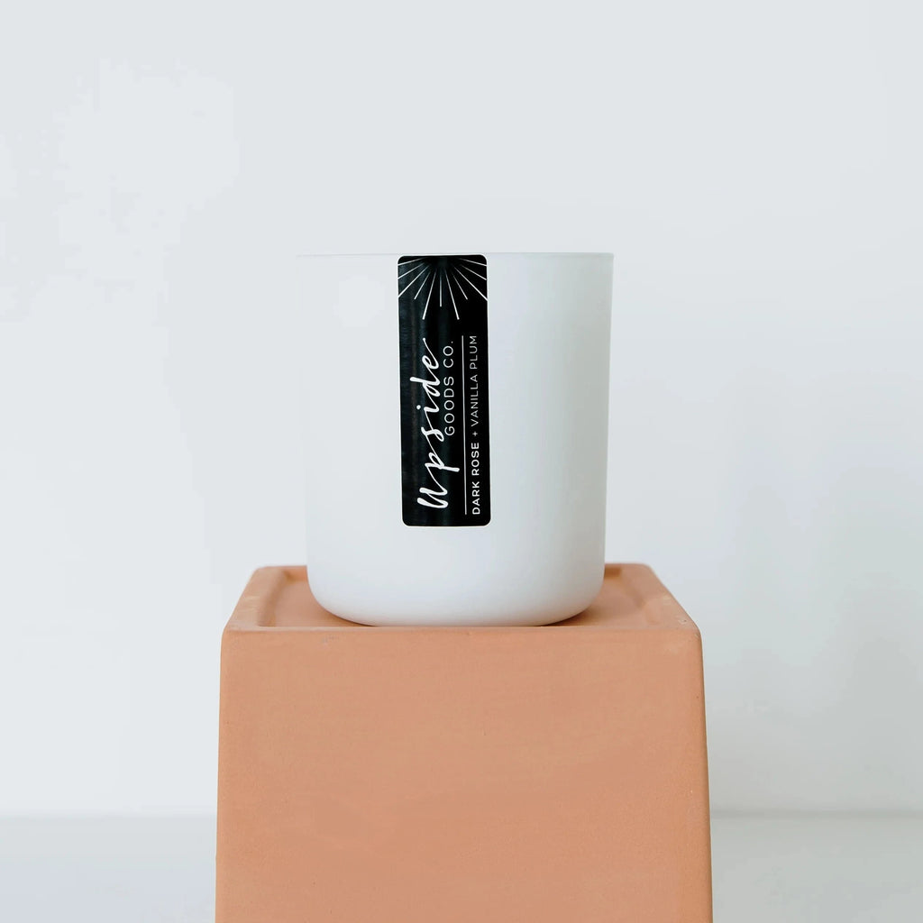 Dark Rose + Vanilla Plum Candle