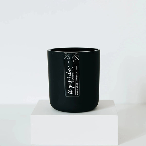 Dark Rose + Vanilla Plum Candle