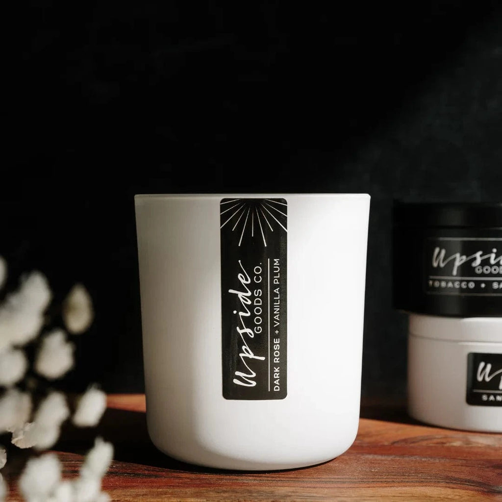 Dark Rose + Vanilla Plum Candle