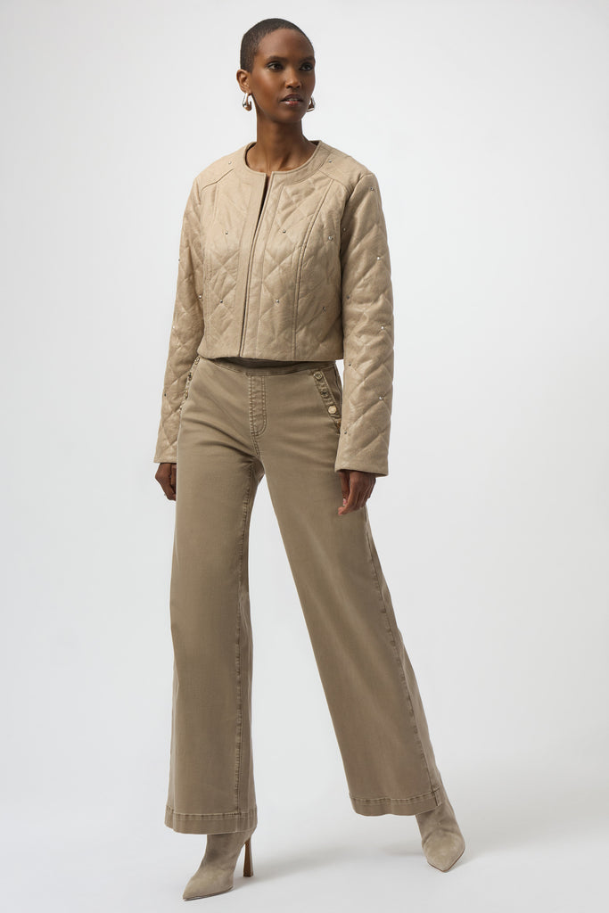 Foiled faux suede Jacket