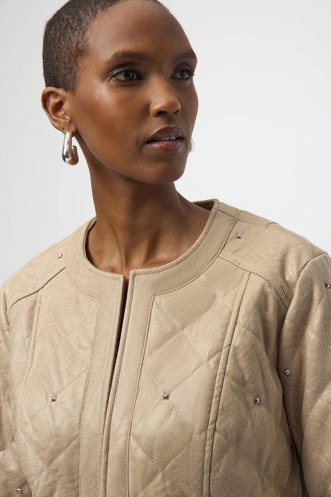 Foiled faux suede Jacket