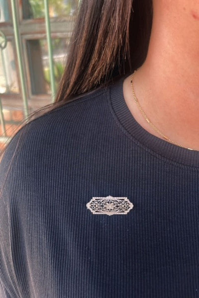 Antique 10k Diamond Filagree