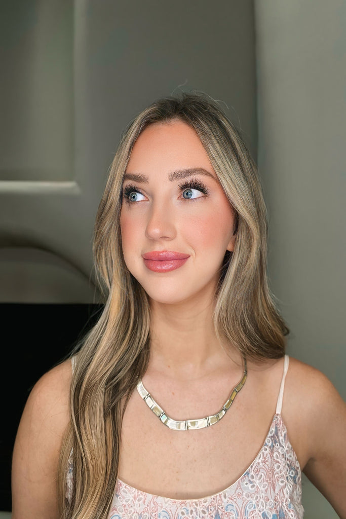 Vintage C. Begay Sterling Inlay Necklace