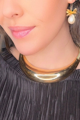 Givenchy Vintage Goldtone Collar Necklace