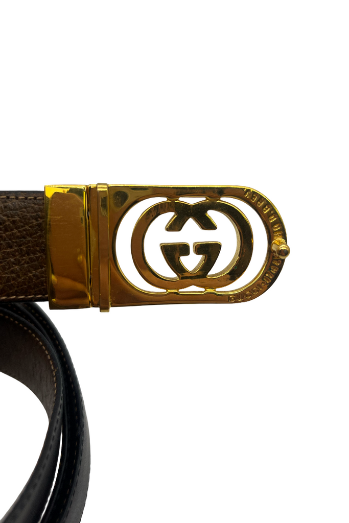 Vintage Gucci Two Toned Reversible Belt