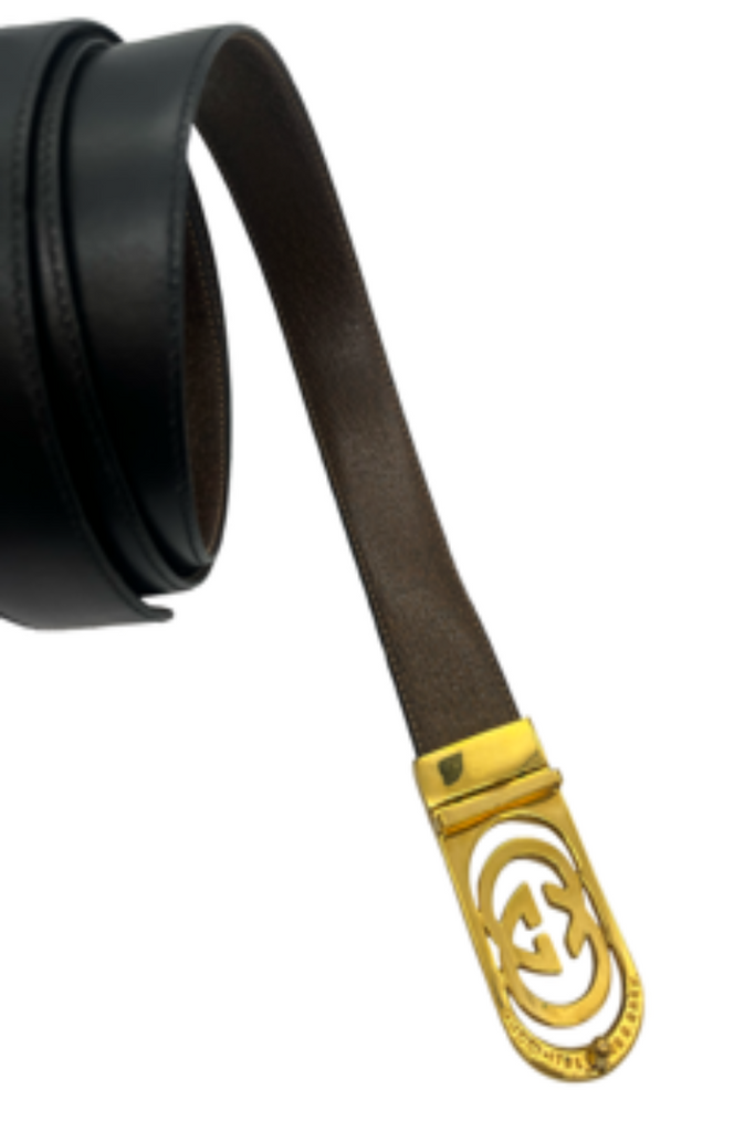 Vintage Gucci Two Toned Reversible Belt