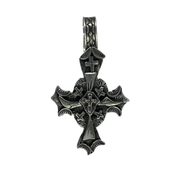 Lawrence Baca Sterling Silver Cross