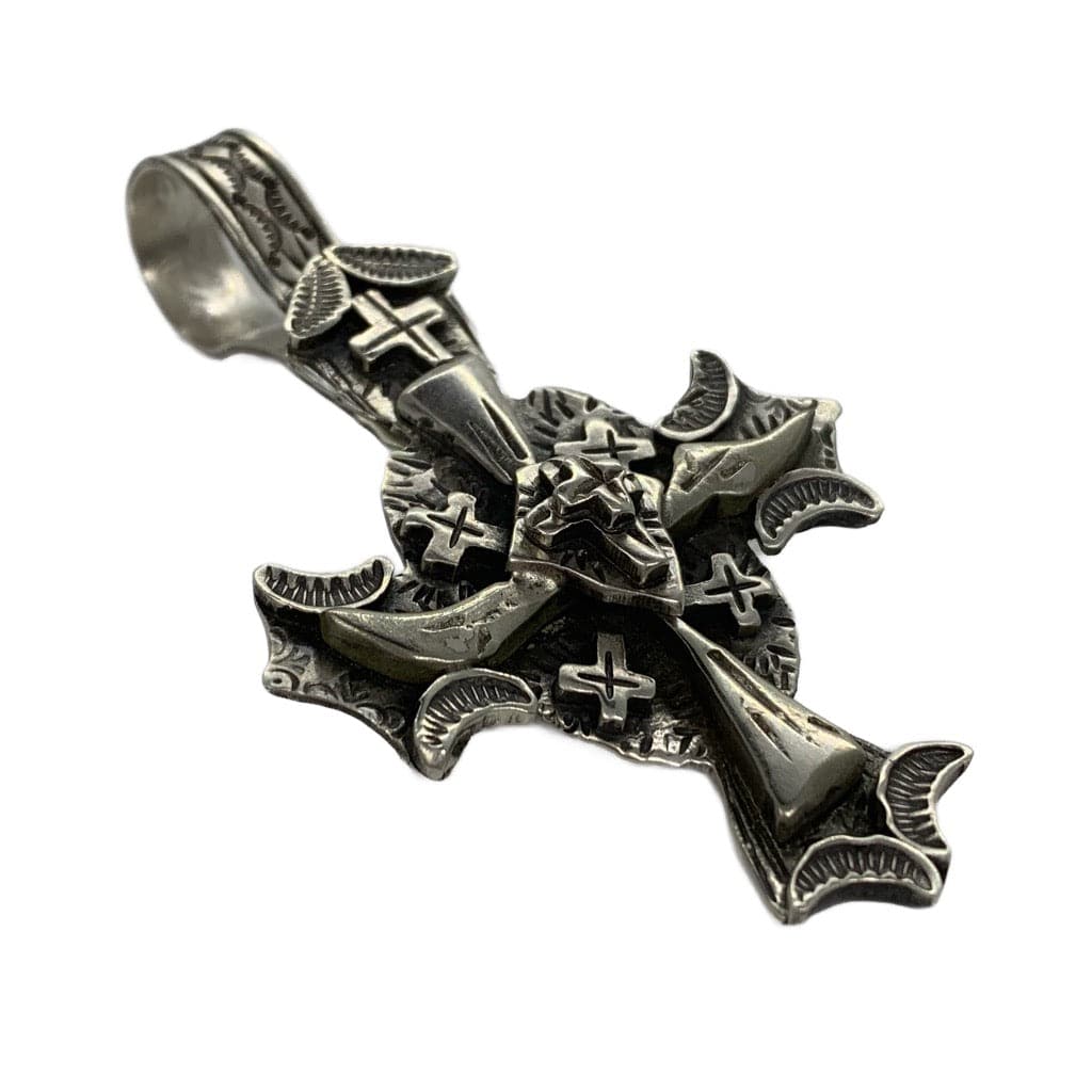 Lawrence Baca Sterling Silver Cross