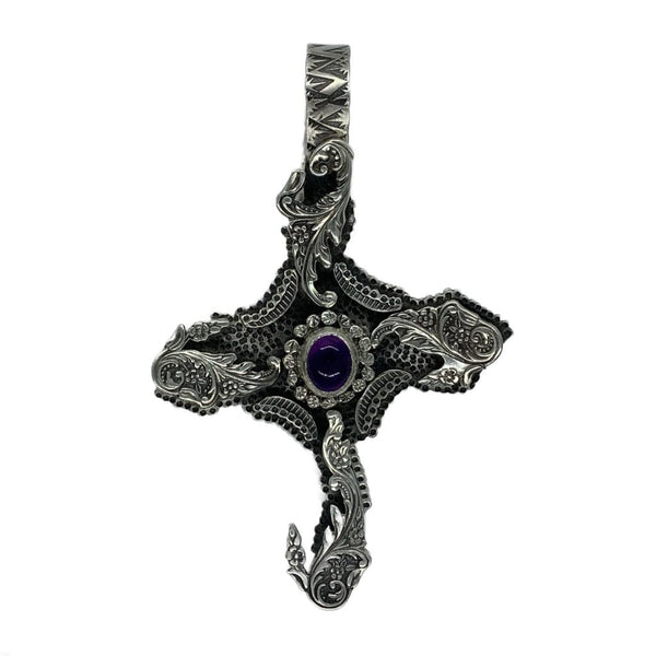 Lawrence Baca Sterling Silver Cross