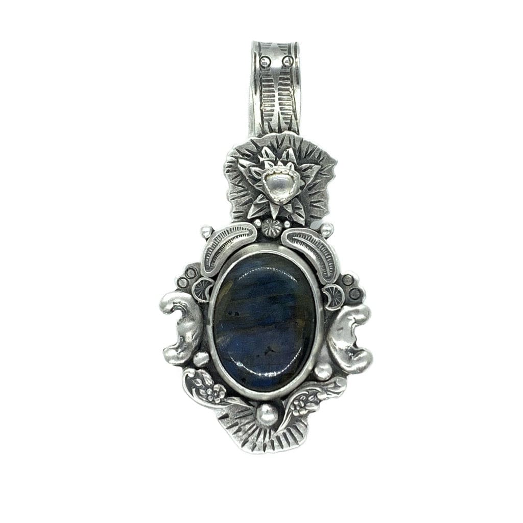 Lawerence Baca Sterling Silver Labradorite Enhancer