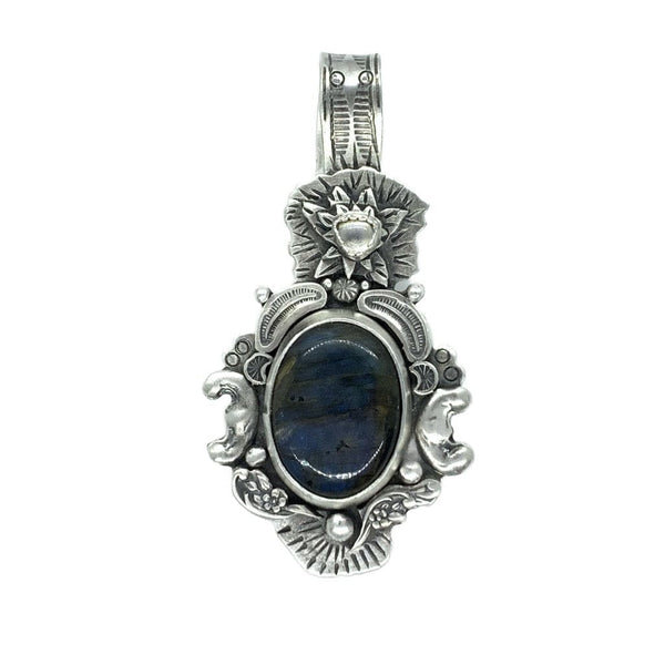 Lawerence Baca Sterling Silver Labradorite Enhancer