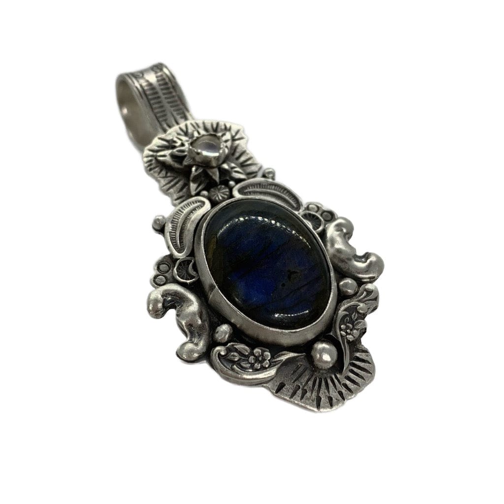 Lawerence Baca Sterling Silver Labradorite Enhancer