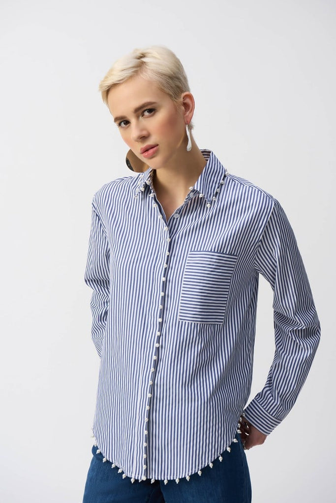 "Pearls" Trim Shirt