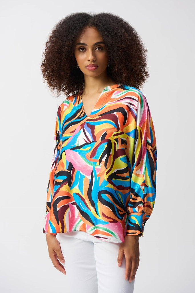 Multi colored  L/S Top