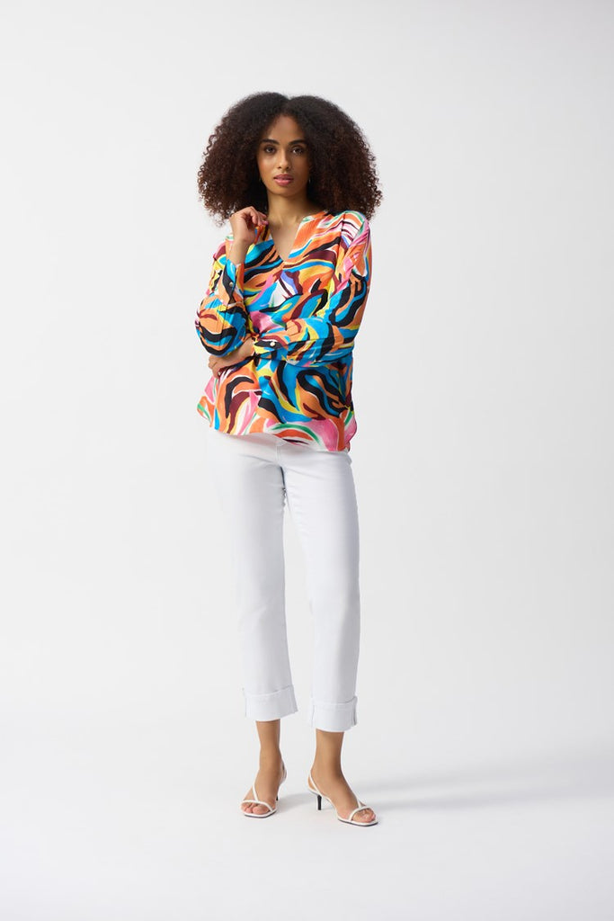 Multi colored  L/S Top