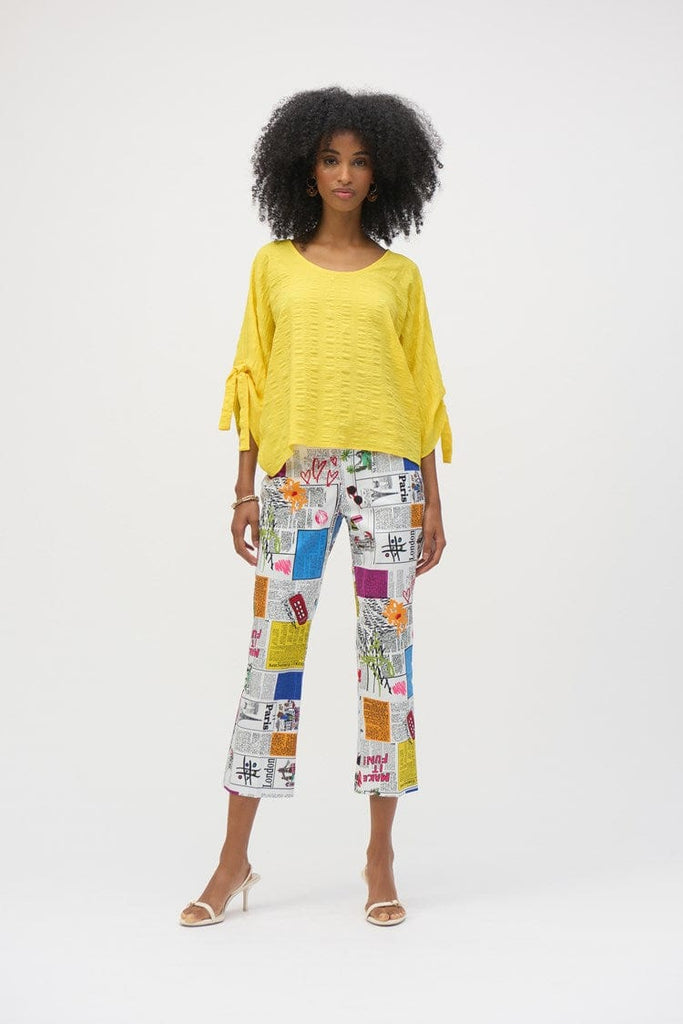 "Word" print pull on Pant