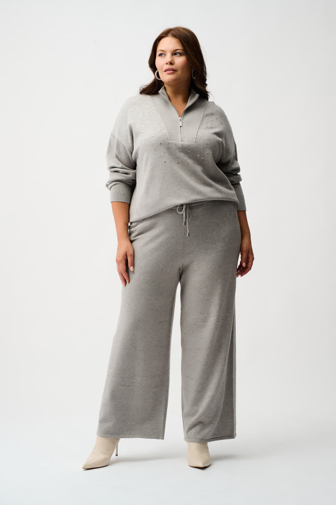 Sweater knit wide leg Pant