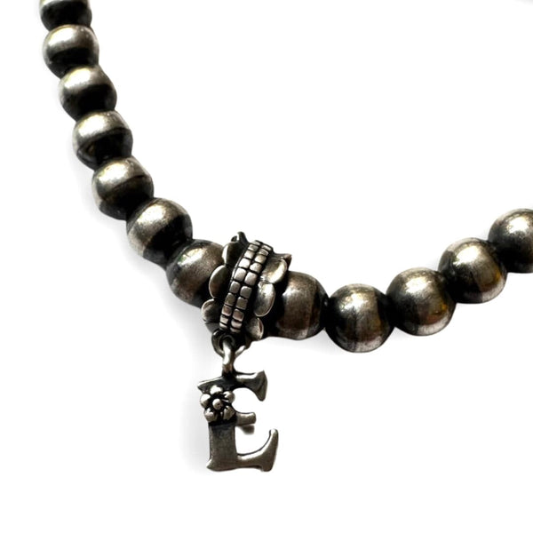 Custom Initial Navajo Pearl Necklace