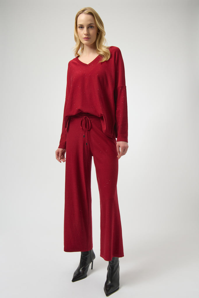 Culotte sequined sweater Pant