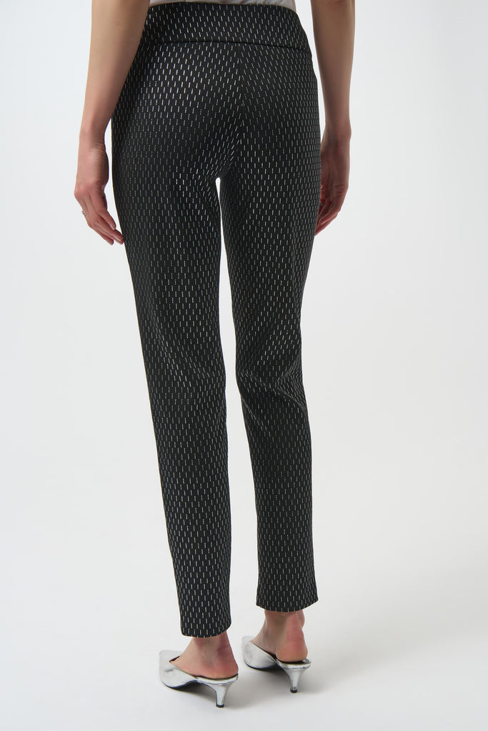 Foiled Knit Heavy Slim Fit Pants