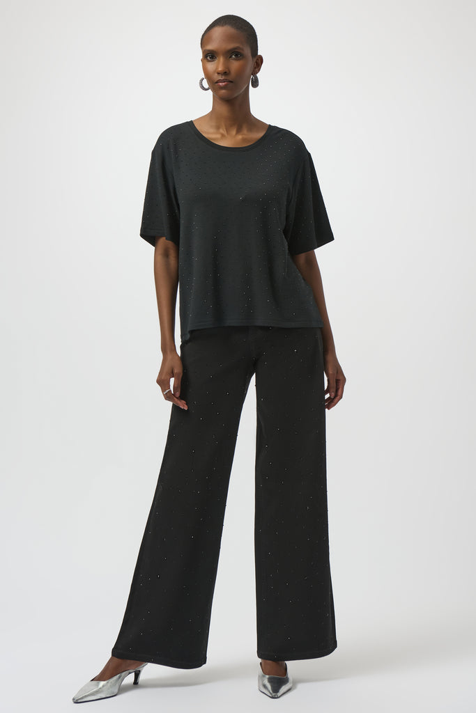 Scoop nk rhinestones Tee Shirt