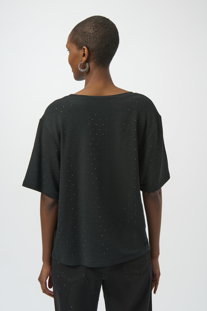 Scoop nk rhinestones Tee Shirt