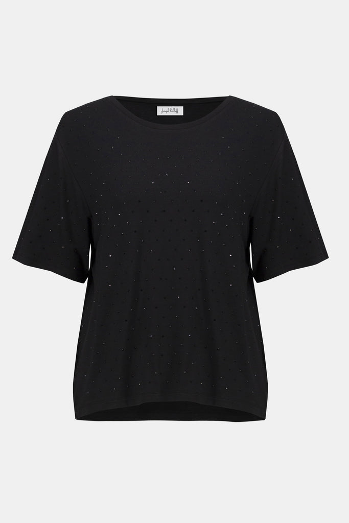 Scoop nk rhinestones Tee Shirt