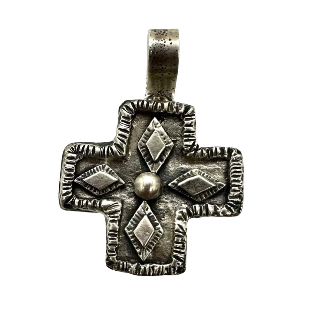 Sterling Silver Square Cross