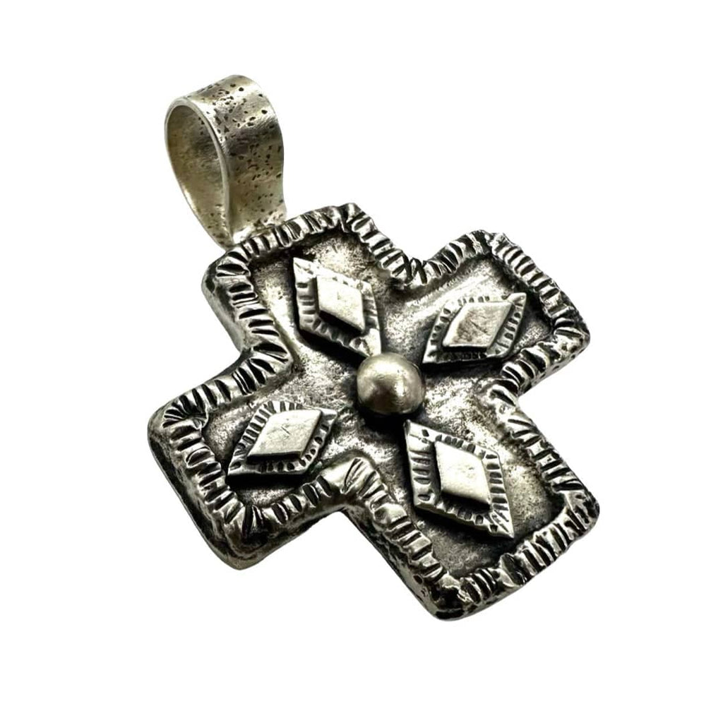 Sterling Silver Square Cross