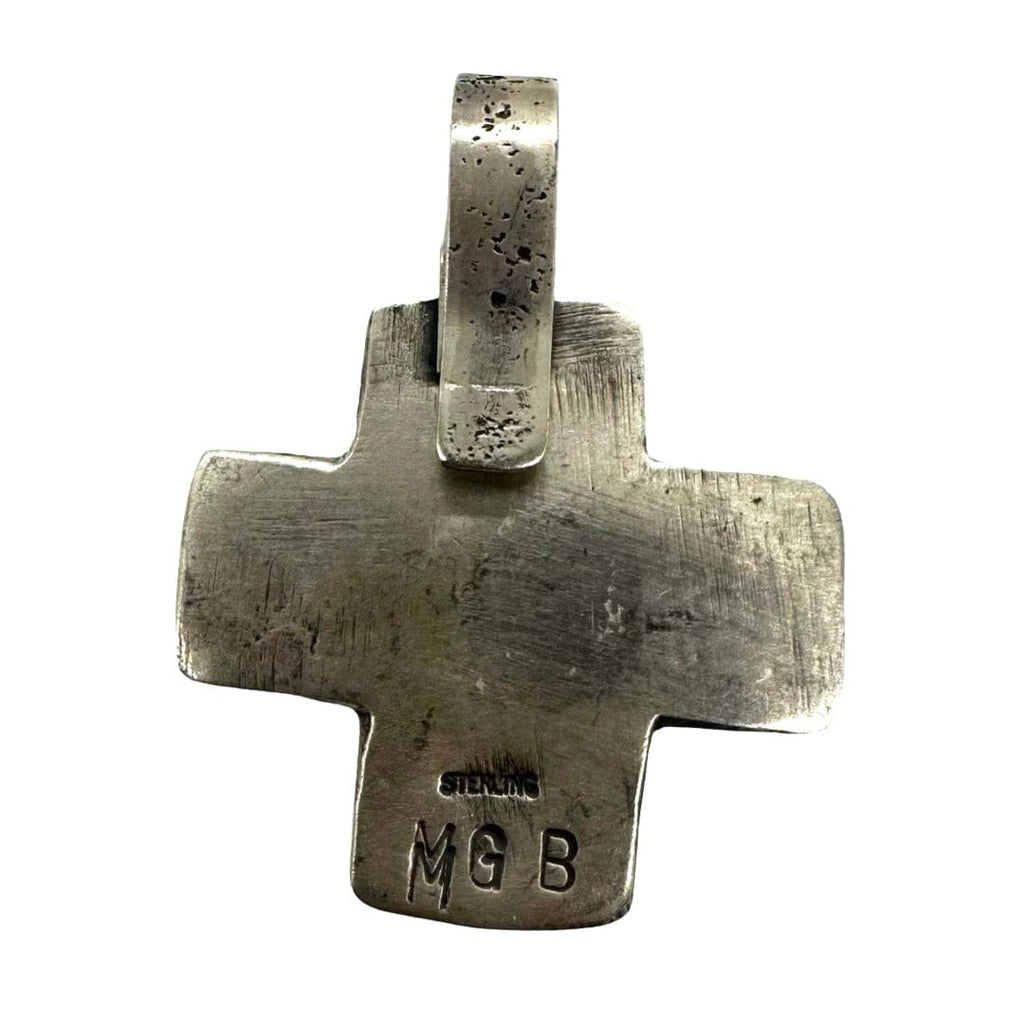 Sterling Silver Square Cross