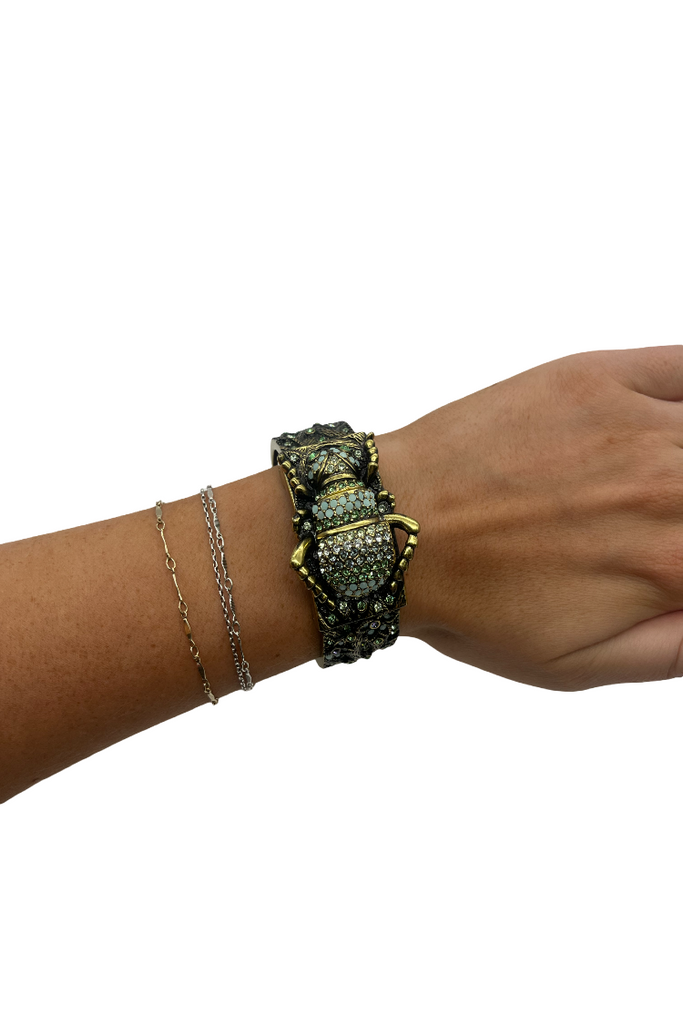 Heidi Daus Scarab Watch Cuff