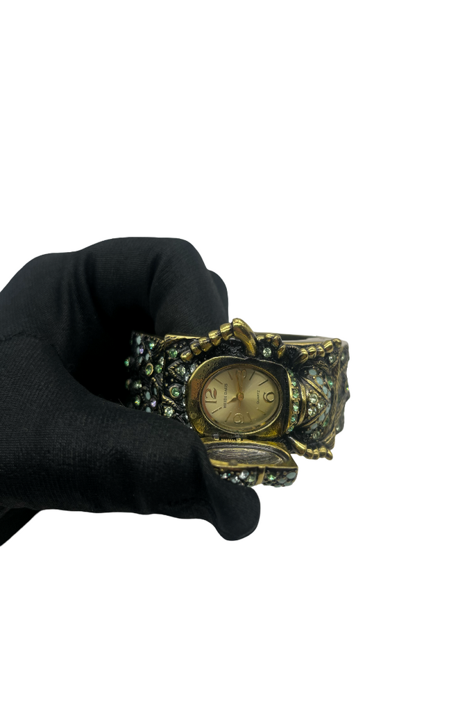 Heidi Daus Scarab Watch Cuff