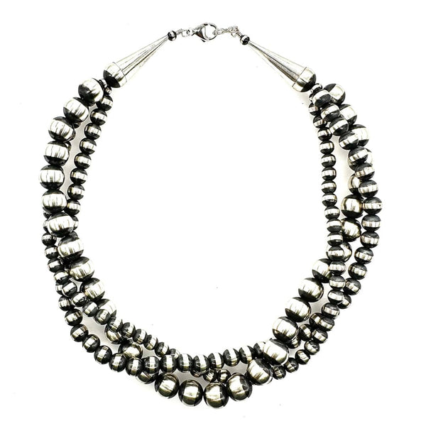 Three Strand Baca Bead Nekclace