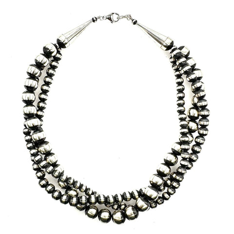 Three Strand Baca Bead Nekclace