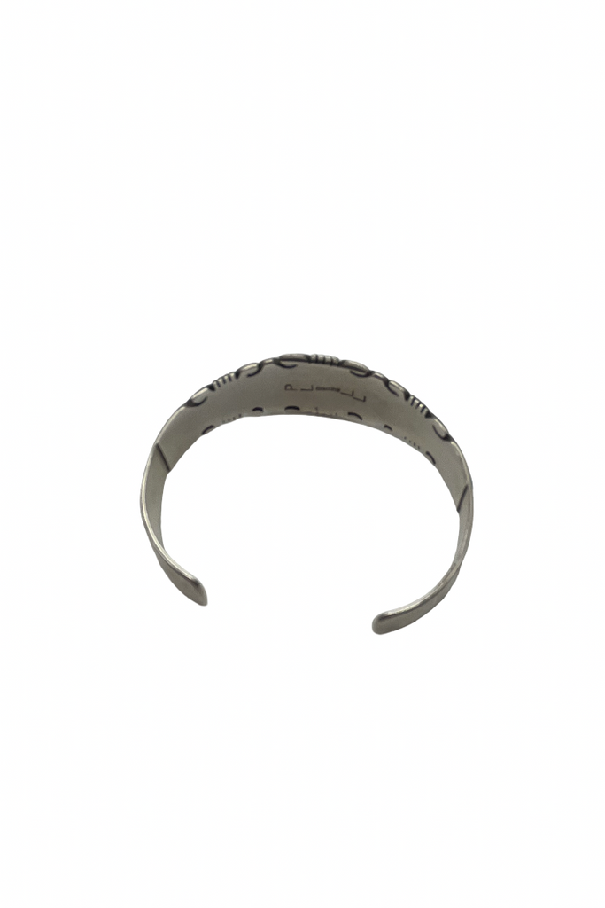 Vintage Multistone Sterling Silver Cuff