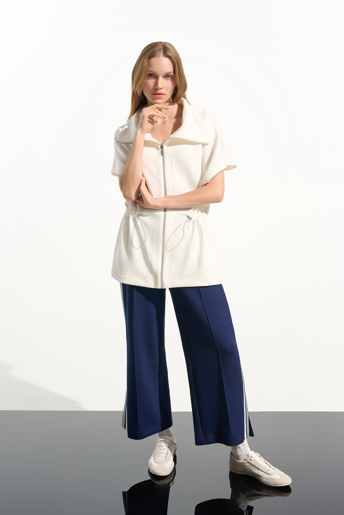 Joseph Ribkoff Boxy Drawstring Waist Jacket