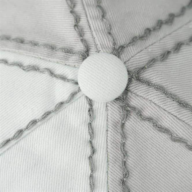 Abstract Bejeweled Bling Glitz Two-Toned Cap