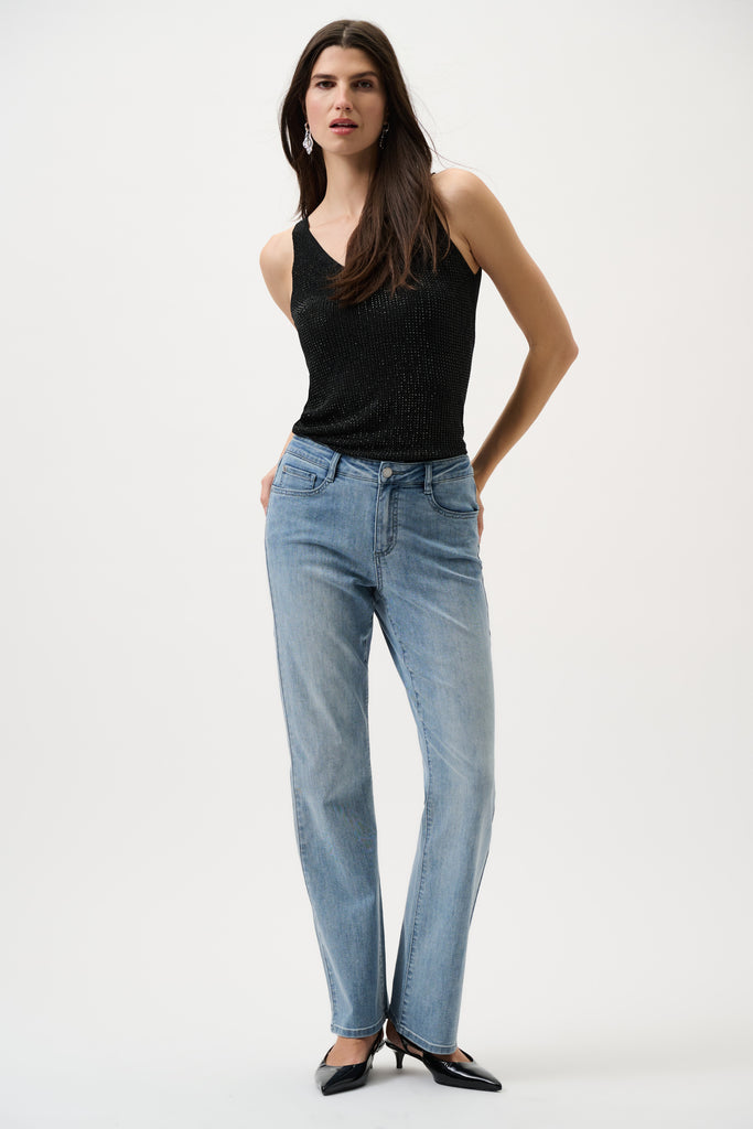 Joseph Ribkoff Metallic Rhinestones Camisole