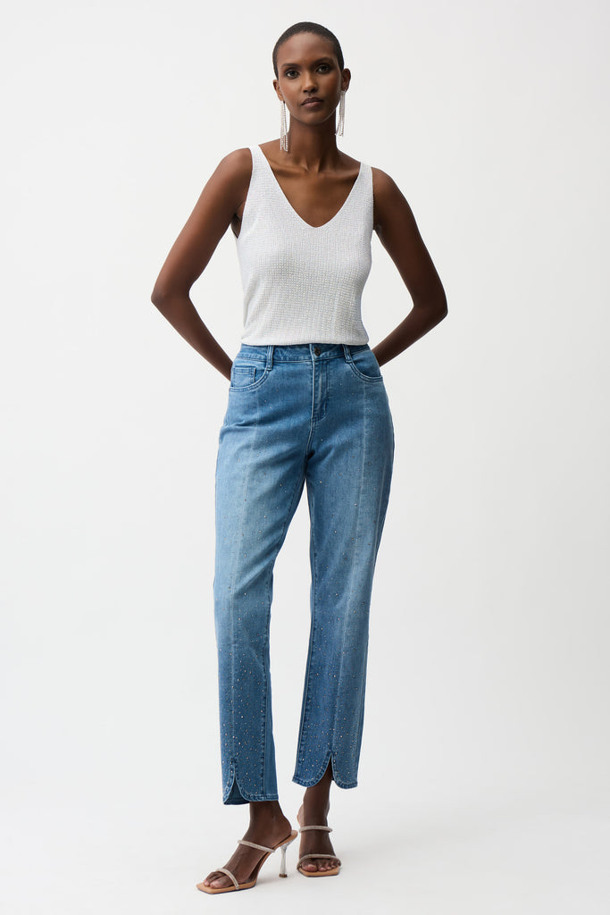 Joseph Ribkoff Metallic Rhinestones Camisole