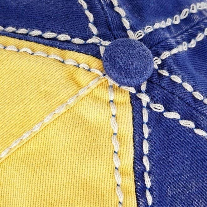 Abstract Bejeweled Bling Glitz Two-Toned Cap