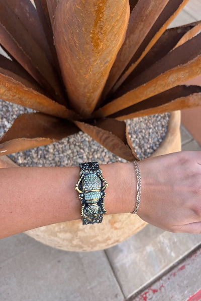 Heidi Daus Scarab Watch Cuff