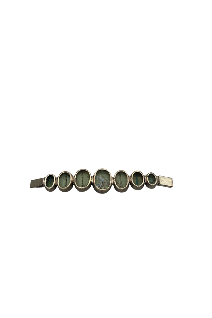 Vintage Sterling Silver Turquoise Bracelet