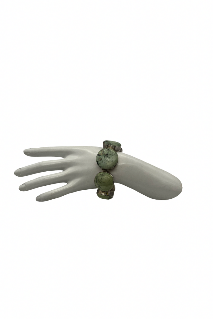 Vintage Sterling Silver Turquoise Bracelet