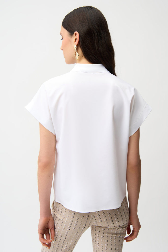 Poplin Zip Top