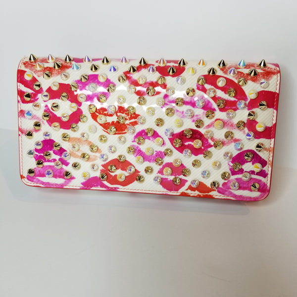 Louboutinwalletstudsandlipsatgeelorettaabq