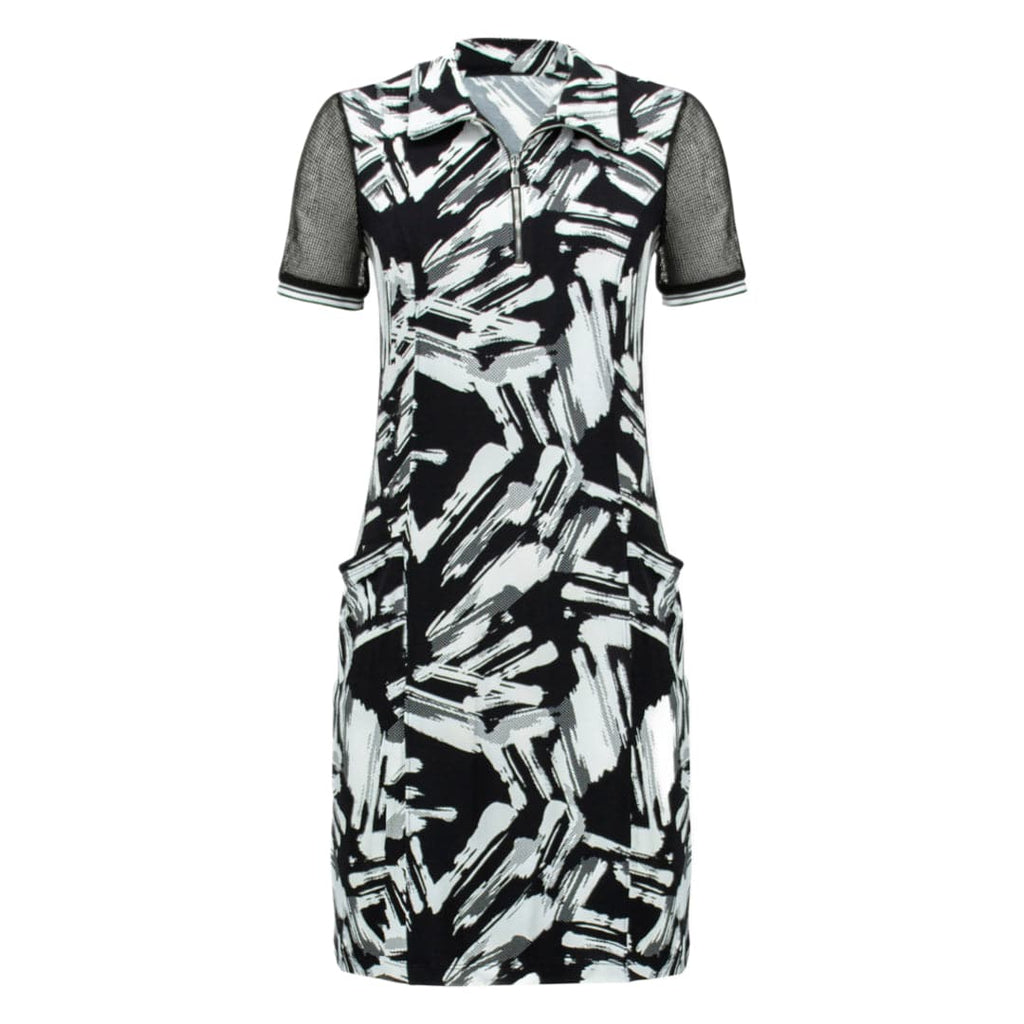 Joseph Ribkoff Black And White Dress